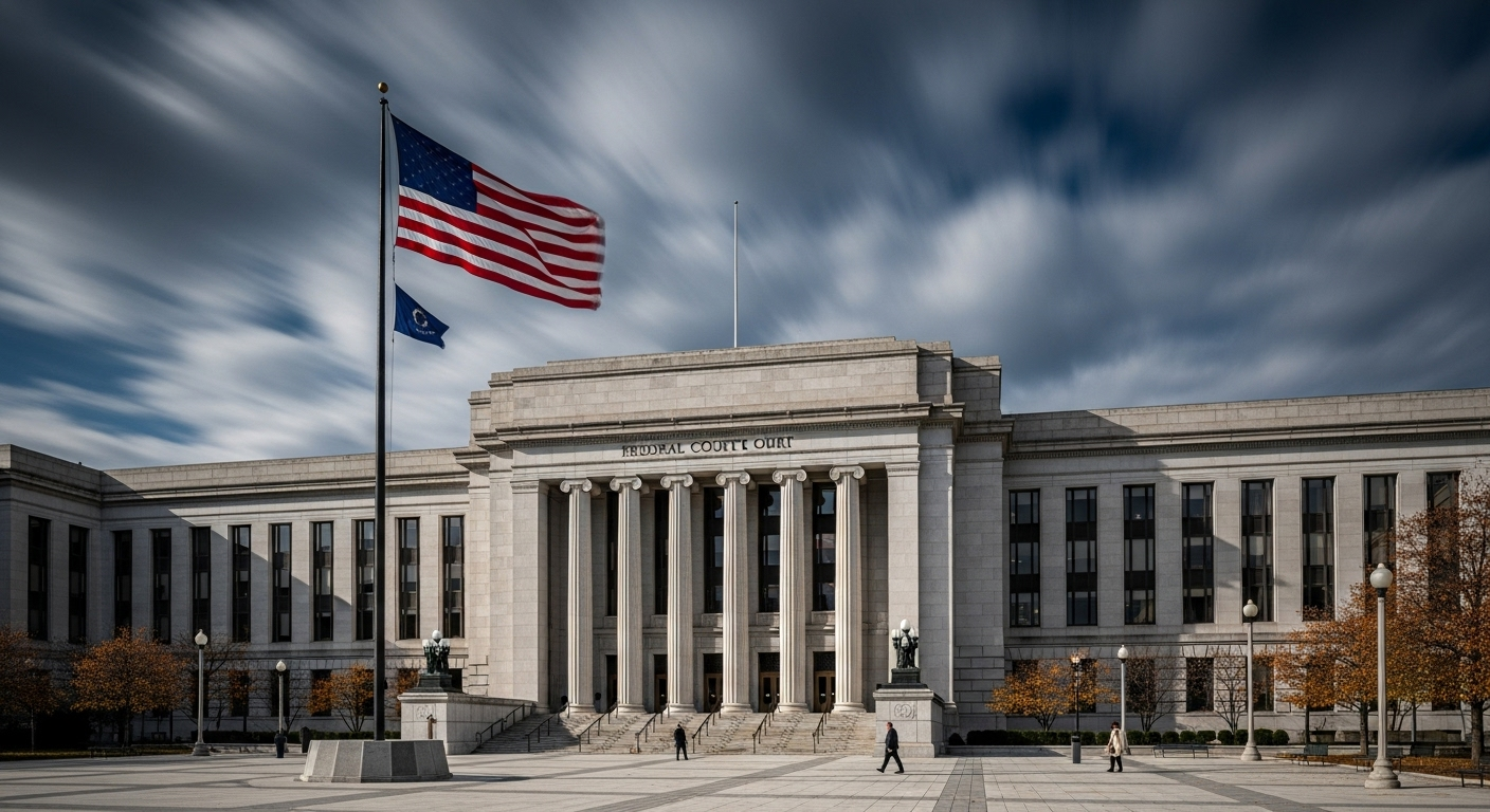 Federal courthouse representing conspiracy prosecutions