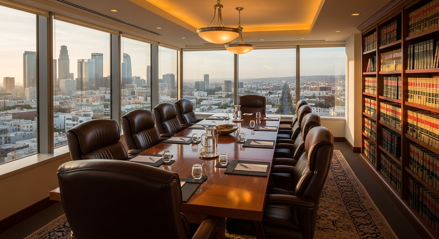 White collar crime defense team meeting