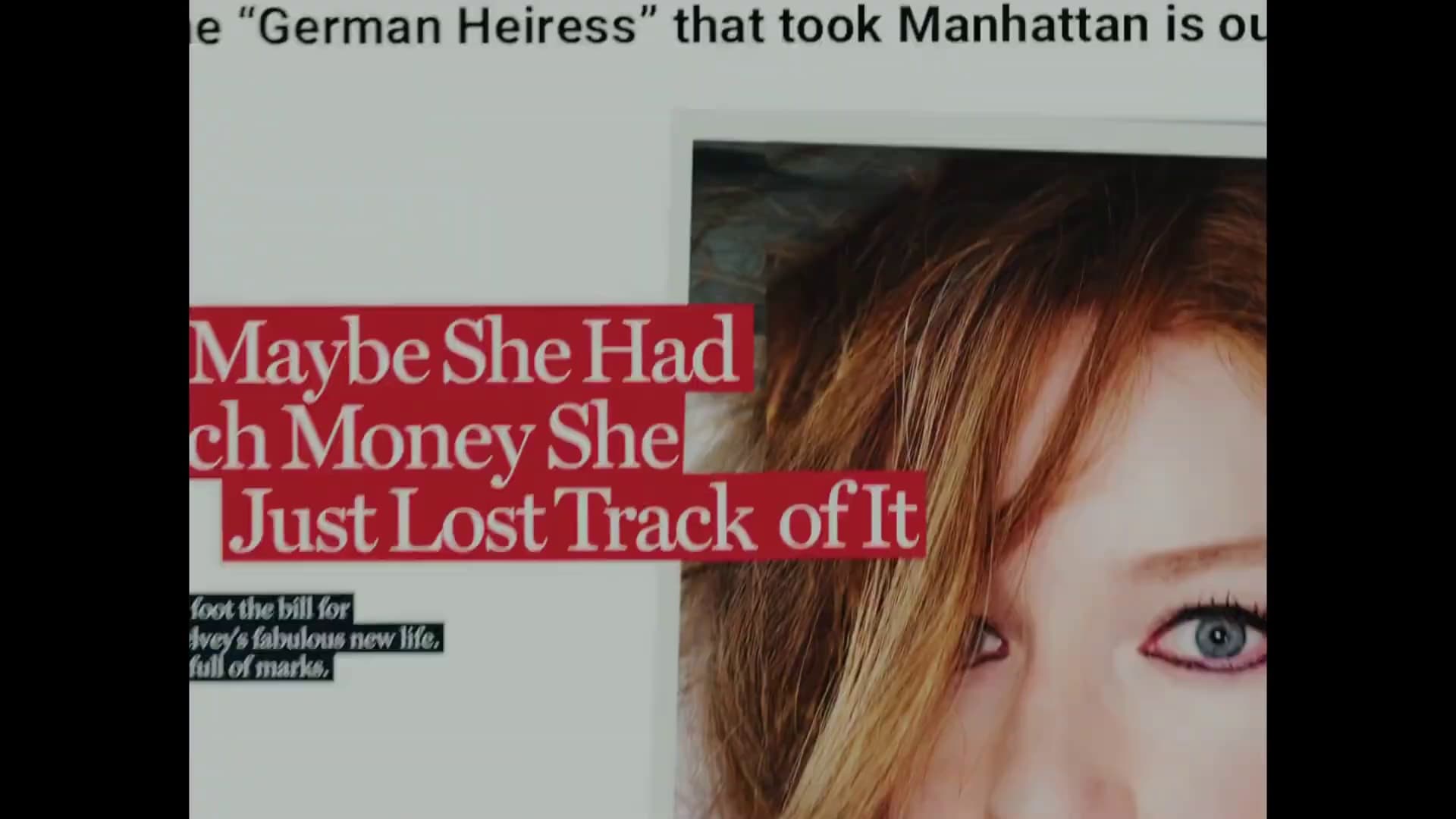 German heiress fraud case press coverage in Newsweek